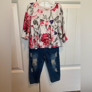 Baby girl 2 piece outfit